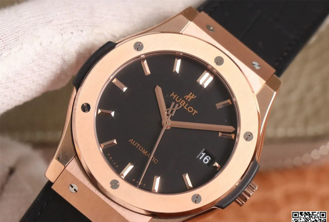Hublot Classic Fusion 511.OX.1181.LR WWF Factory 1:1 Best Edition Replica Watch Black Dial